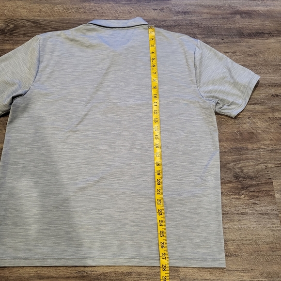 Move Performance Apparel EYTON MEN'S SHORT SLEEVE FRENCH BLUE POLO - Picture 9 of 9